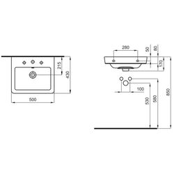 Lavoar Roca Caserta A3270J3000 (White) Thumb