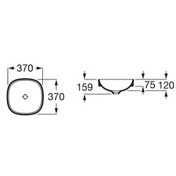 Умывальник Roca Inspira A32750R640 (Onyx) Thumb