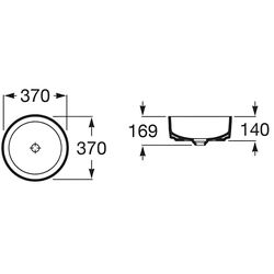 Умывальник Roca Inspira A327523640 (Onyx) Thumb