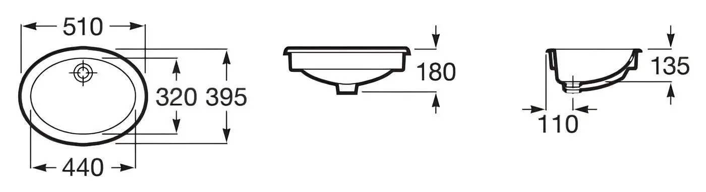 Умывальник Roca Neo Selene A322307000 (White)