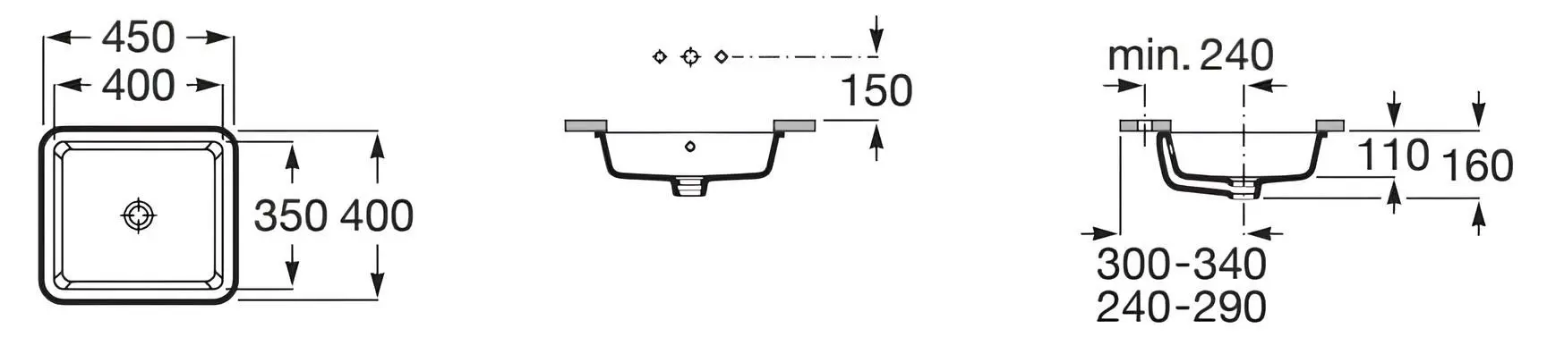 Lavoar Roca The Gap A3270YE000 (White)
