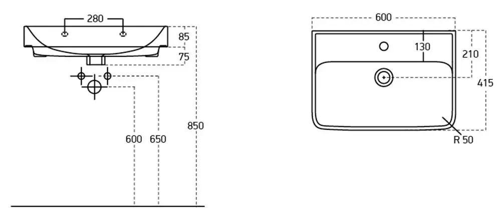 Lavoar Sanovit Neon 500x415 (White)