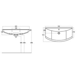 Lavoar Sanovit Zenon 97x51 (White) Thumb
