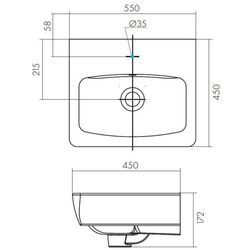Умывальник Santek NEO 55 Thumb