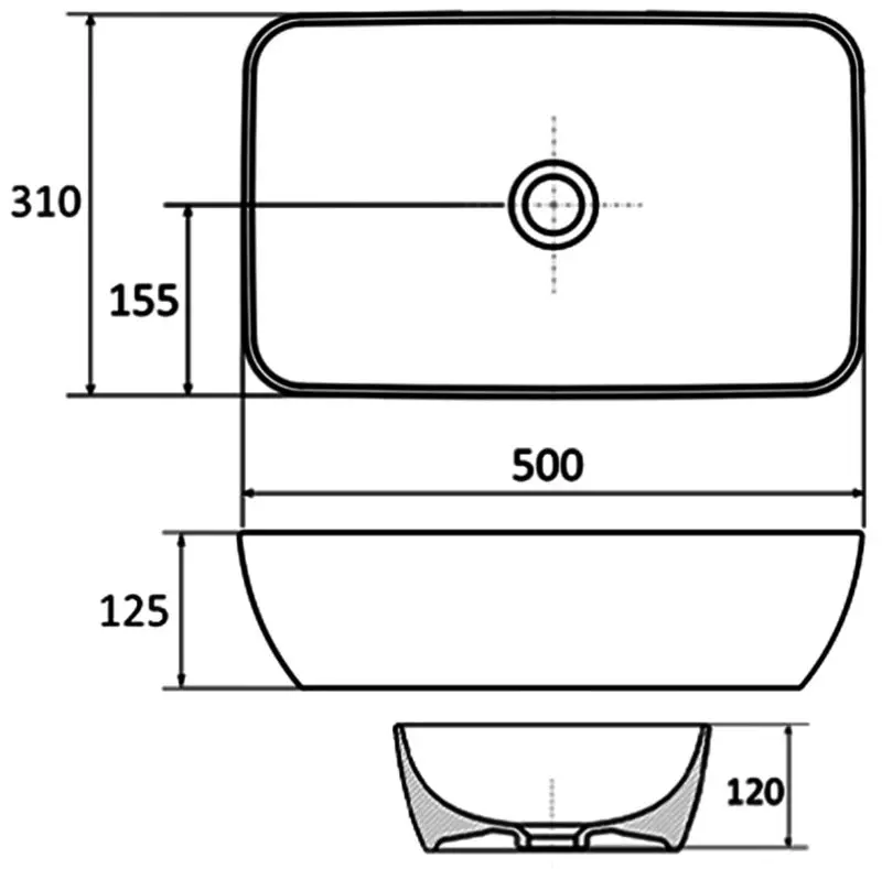 Умывальник Stolkar Kleo 50 (White) - 4