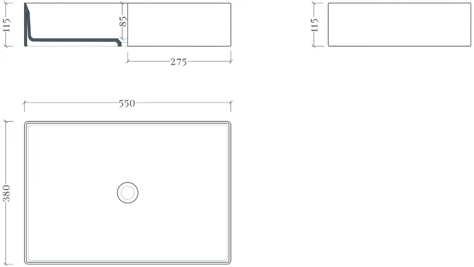 Умывальник The.Artceram Scalino SCL002 (White) - 3