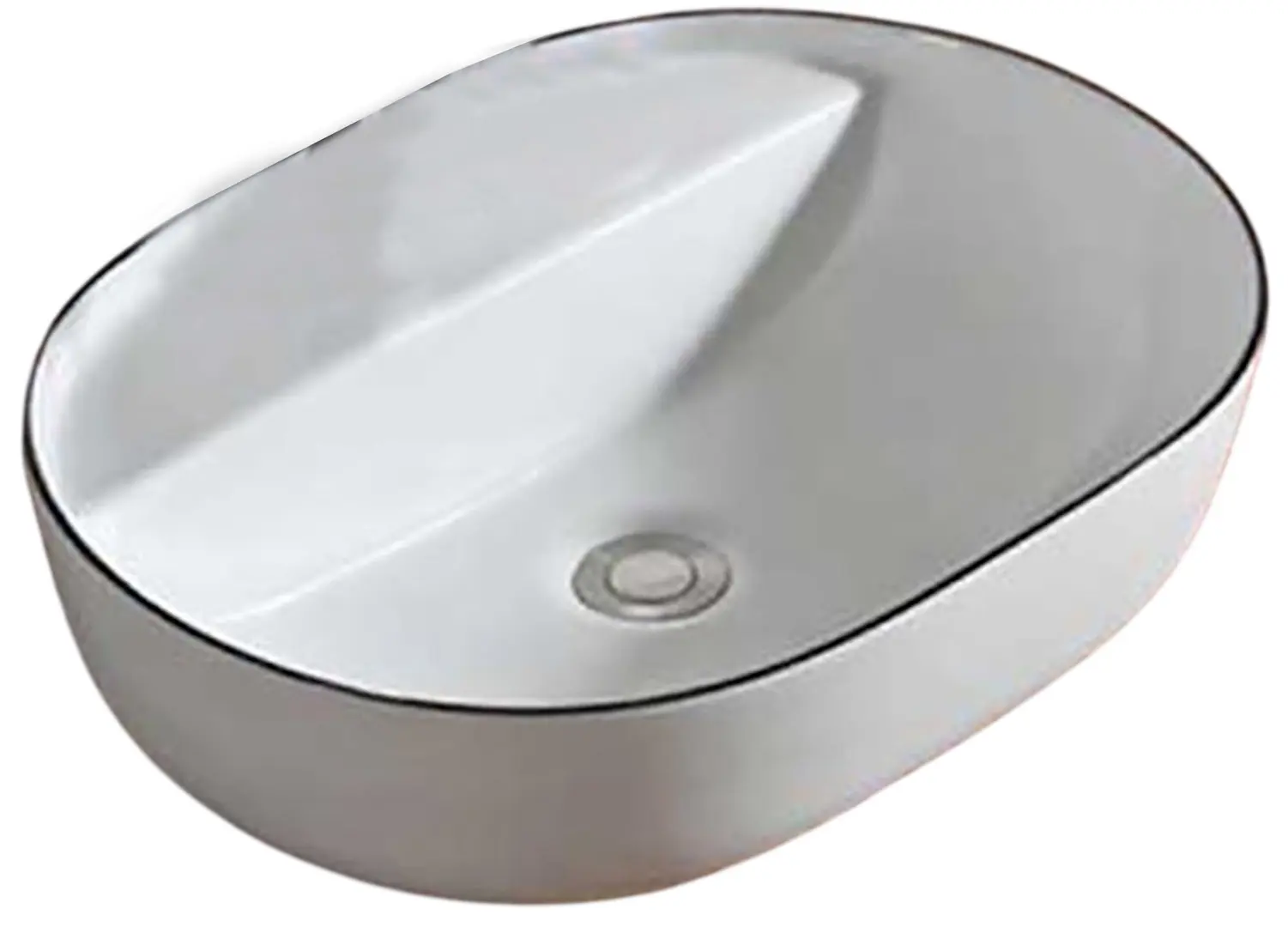 Умывальник Zotto ZT-3048-L2 (White/Black)