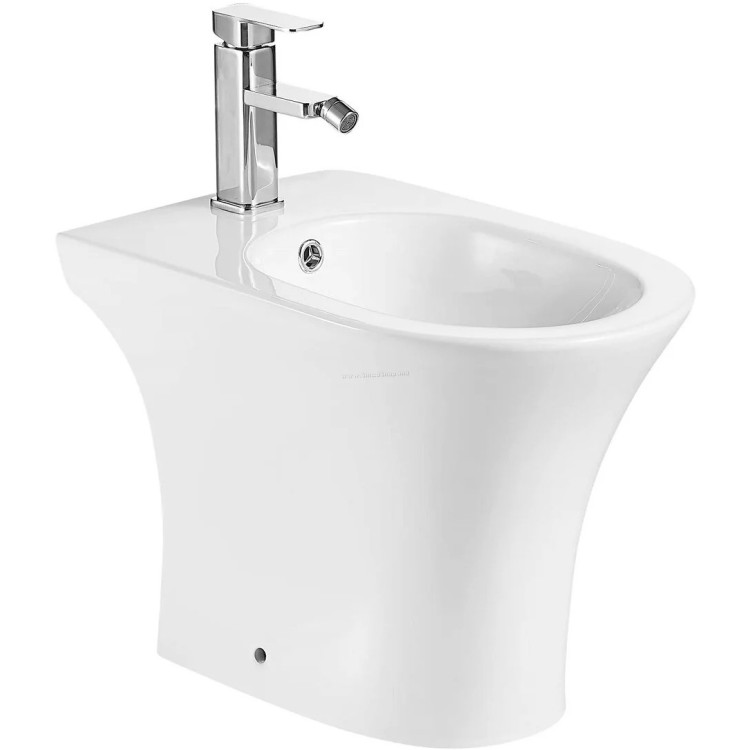 Bideu de podea Azario Fretta Round AZ-1217C (White)