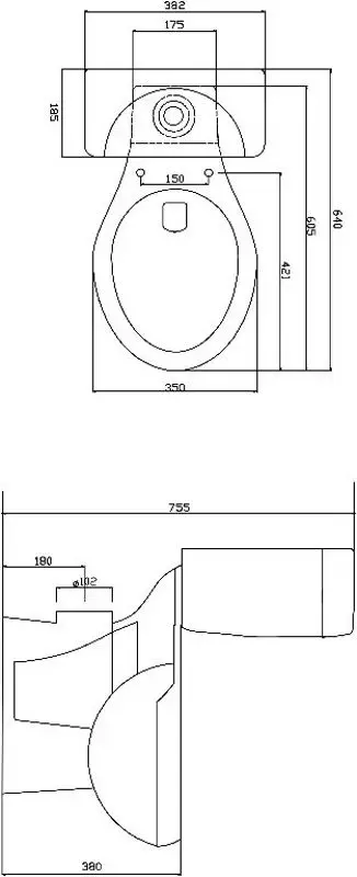 Унитаз OPP 100868125 (White)