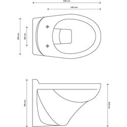 Vas WC suspendat Castorama Arkus MGZ-05 (White) Thumb