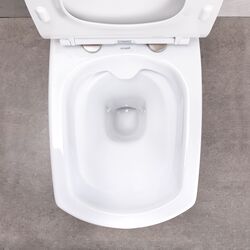 Vas WC Cersanit Carina Rimless Slim 94486 (White) Thumb