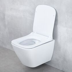 Унитаз подвесной Cersanit City Square Rimless Slim (White) Thumb