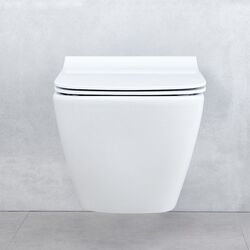 Унитаз подвесной Cersanit City Square Rimless Slim (White) Thumb