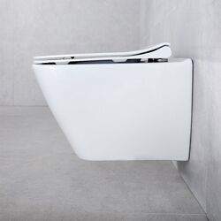 Унитаз подвесной Cersanit City Square Rimless Slim (White) Thumb