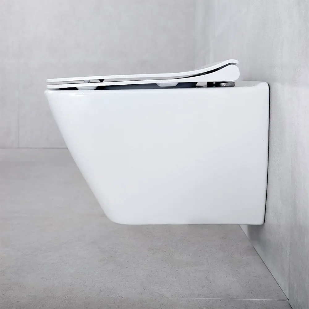 Унитаз подвесной Cersanit City Square Rimless Slim (White)