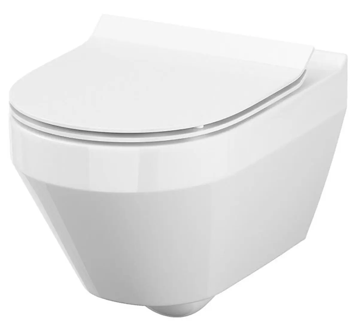 Унитаз подвесной Cersanit Crea Rimless Slim Oval S701-403 (White)