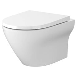 Унитаз подвесной Cersanit Larga Rimless Slim Oval S701-472 (White)