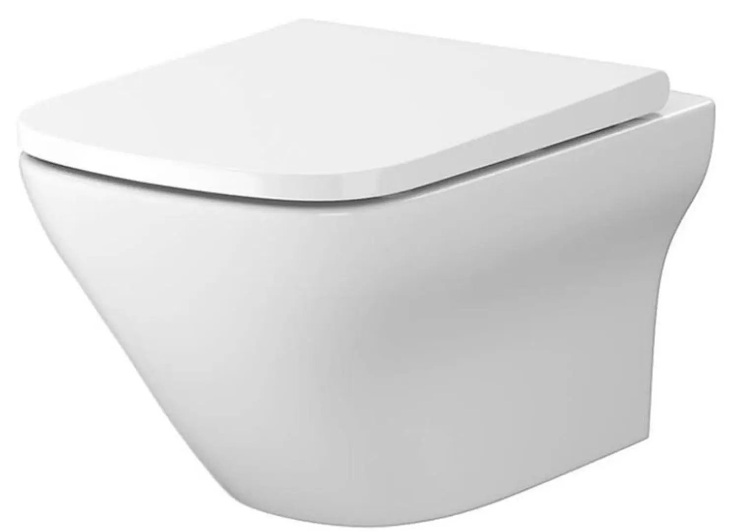 Vas WC suspendat Cersanit Larga Rimless Slim Square S701-473 (White)