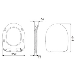 Унитаз подвесной Cersanit Moduo Plus S701-725 (White) Thumb