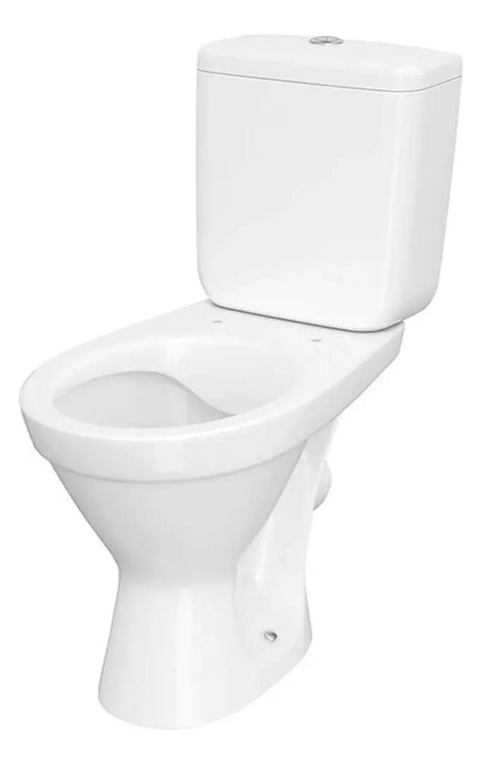 Vas WC cu dus igienic Cersanit Cersania II Simple On Slim K119-014 + Mixxus SUS-333 (White/Inox)