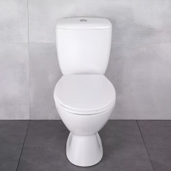 Унитаз с гигиеническим душем Cersanit Kaskada + Mixxus SUS-333 (White/Inox) Thumb