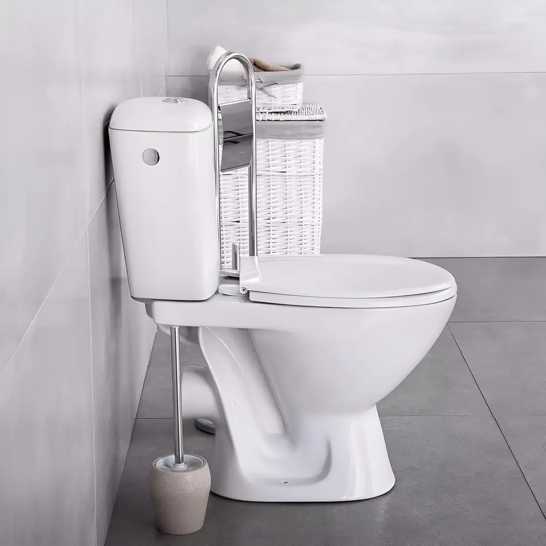 Унитаз с гигиеническим душем Cersanit Kaskada + Mixxus SUS-333 (White/Inox)