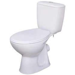 Vas WC cu dus igienic Cersanit President NEW 110204 + Mixxus SUS-333 (White/Inox) Thumb