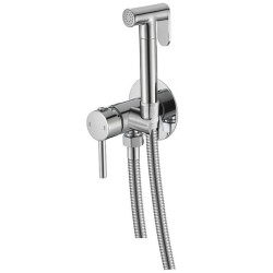 Vas WC cu dus igienic Cersanit President NEW 110204 + Mixxus SUS-333 (White/Inox) Thumb
