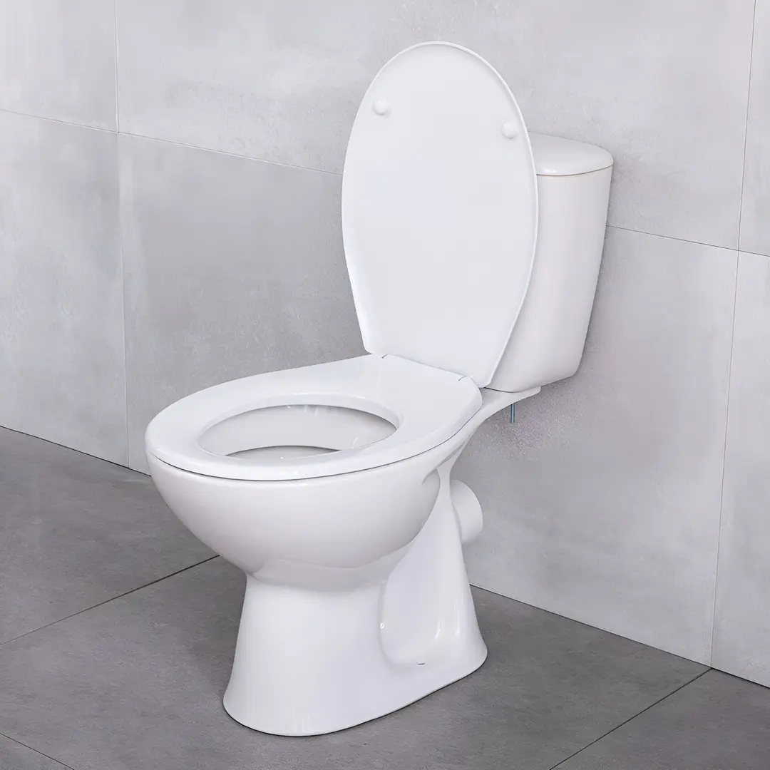 Vas WC cu dus igienic Cersanit President NEW 110204 + Mixxus SUS-333 (White/Inox)