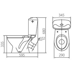 Унитаз Colombo Bembi S10990000 (White) Thumb