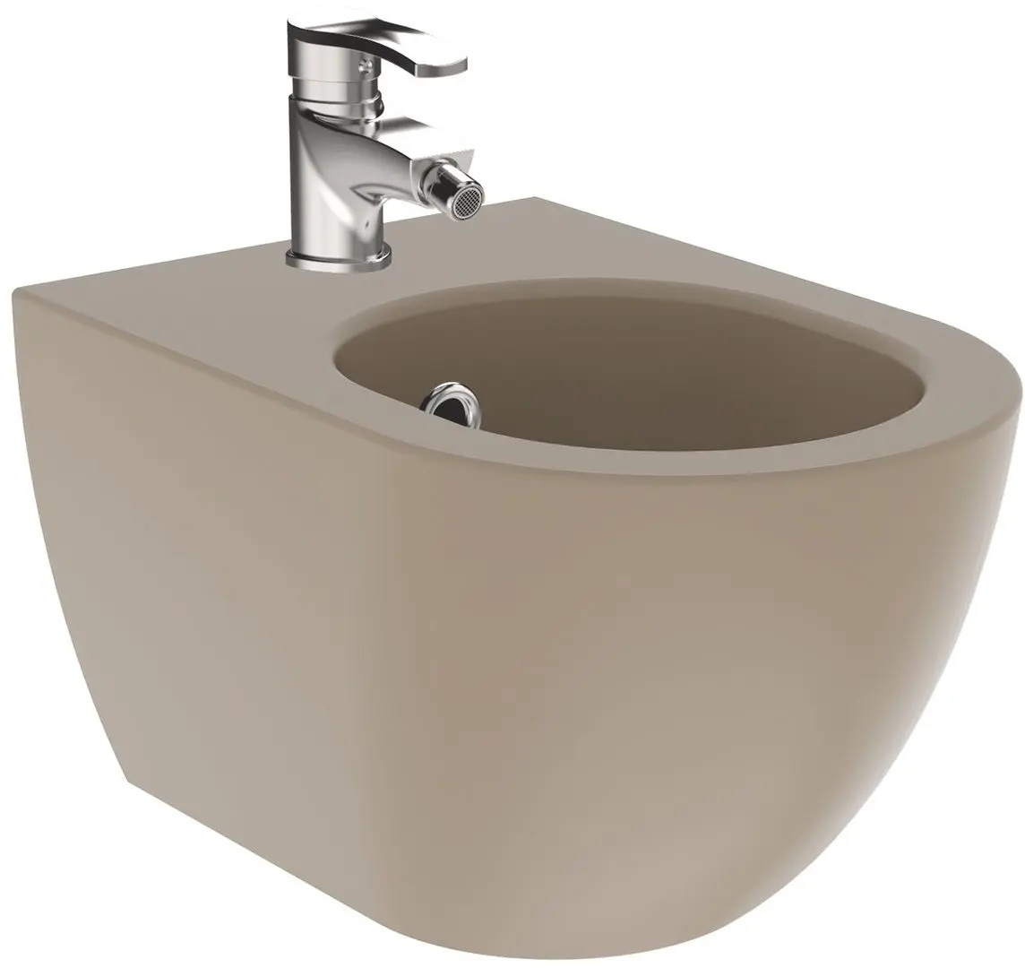 Биде подвесное Creavit Free FE510-00CM00E-0000 (Cappuccino Matt)