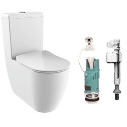 Унитаз Creavit Free FE360-11CB + MA410 + KC0903 + IT5130 (White)