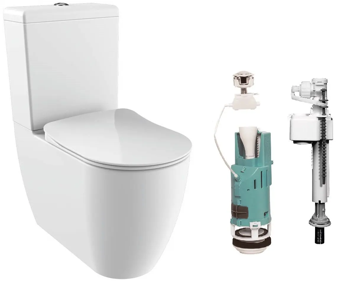 Унитаз Creavit Free FE360-11CB + MA410 + KC0903 + IT5130 (White)