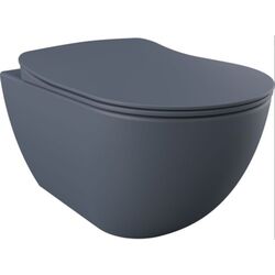 Подвесной унитаз Creavit Free FE320-11BM + KC0903.01.0600E (Basalt Matt)