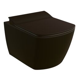 Унитаз Creavit Elegant EG321-11KK + KC1103.01.2100E (Coal Black)