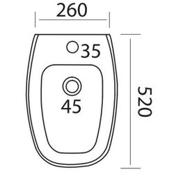 Биде напольное Easil Lisban BDT9003 (White) Thumb