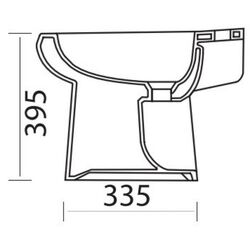 Биде напольное Easil Lisban BDT9003 (White) Thumb