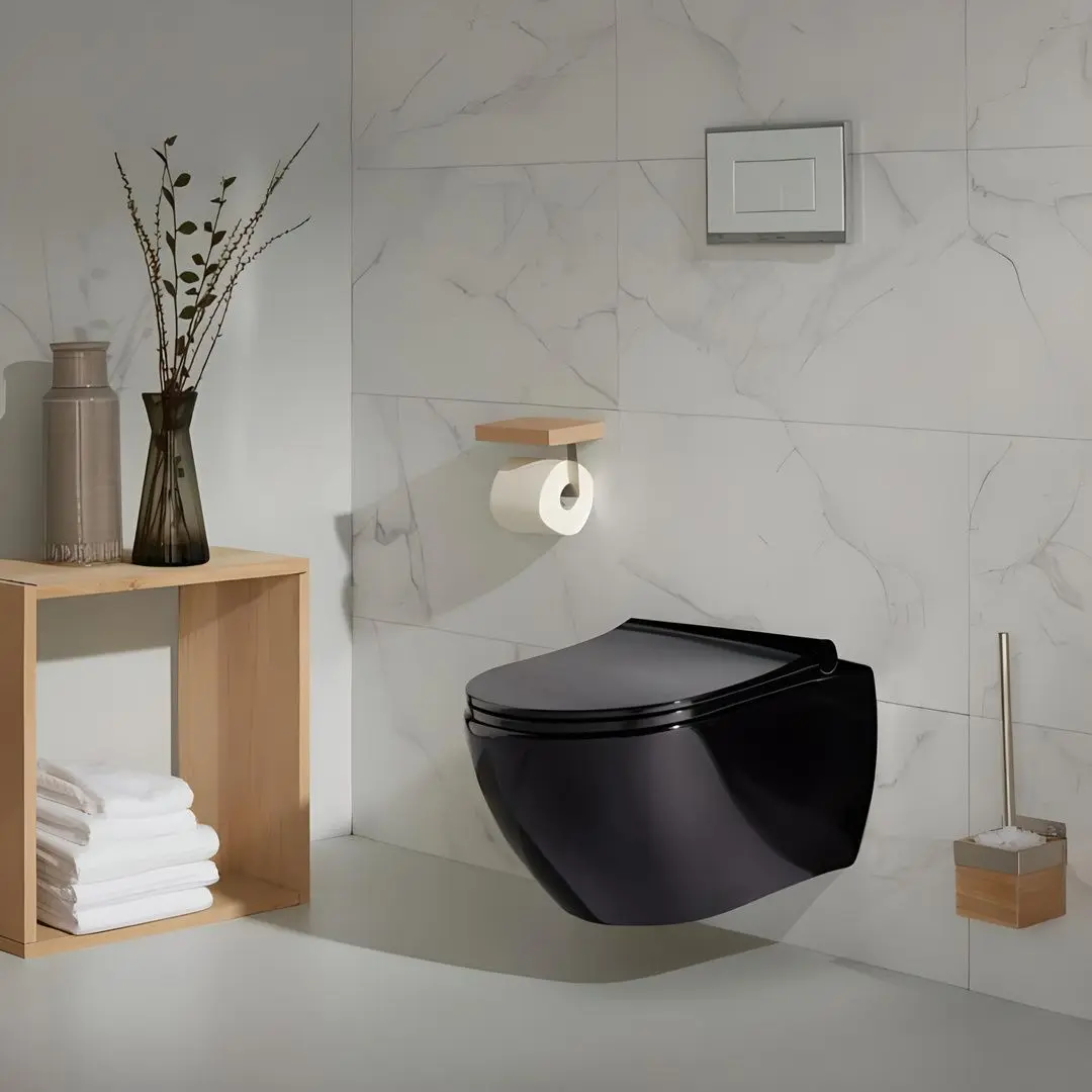 Унитаз подвесной Ege Vitrifiye Knidos 88303 (Black Matt)