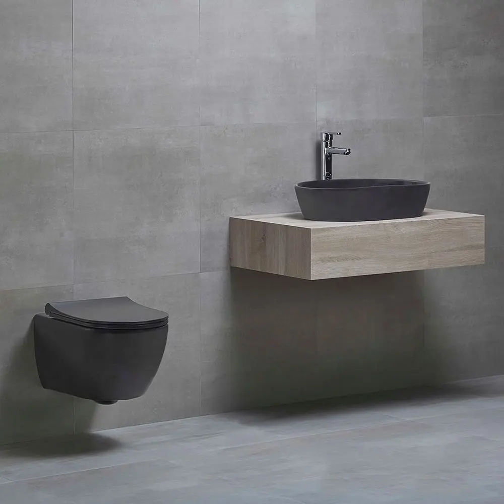 Унитаз-биде подвесной Ege Vitrifiye Knidos 88343 (Black)