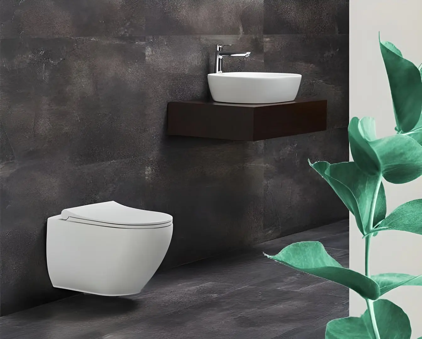 Унитаз подвесной Ege Vitrifiye Knidos 88303 (White Matt)