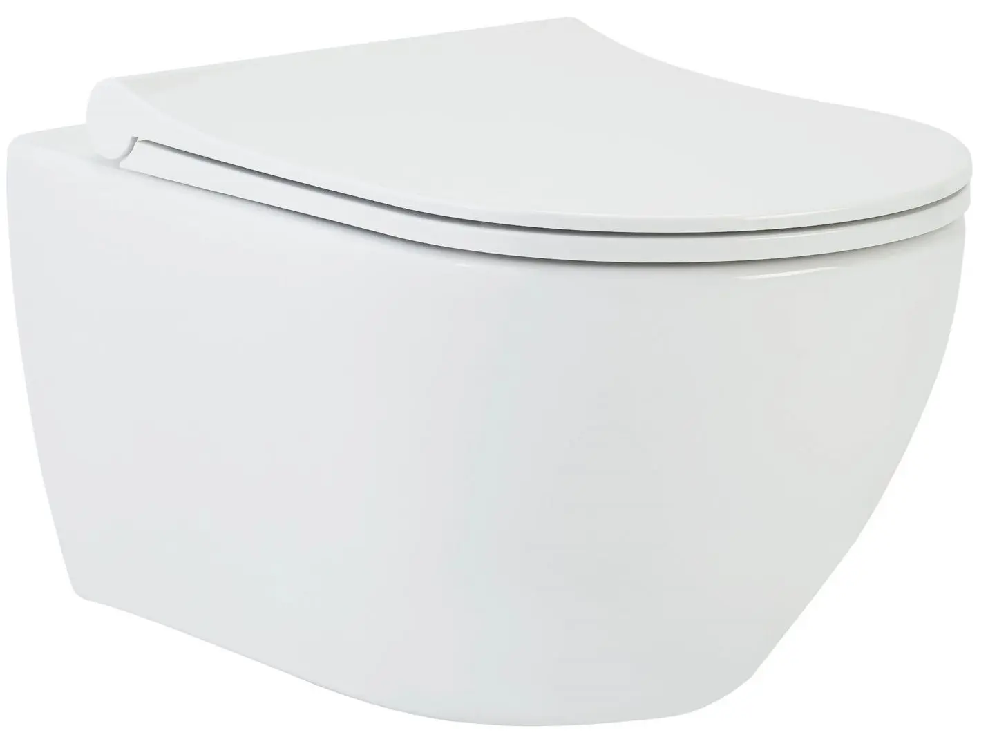 Vas WC-bideu suspendat Ege Vitrifiye Knidos 88343 (White Matt)