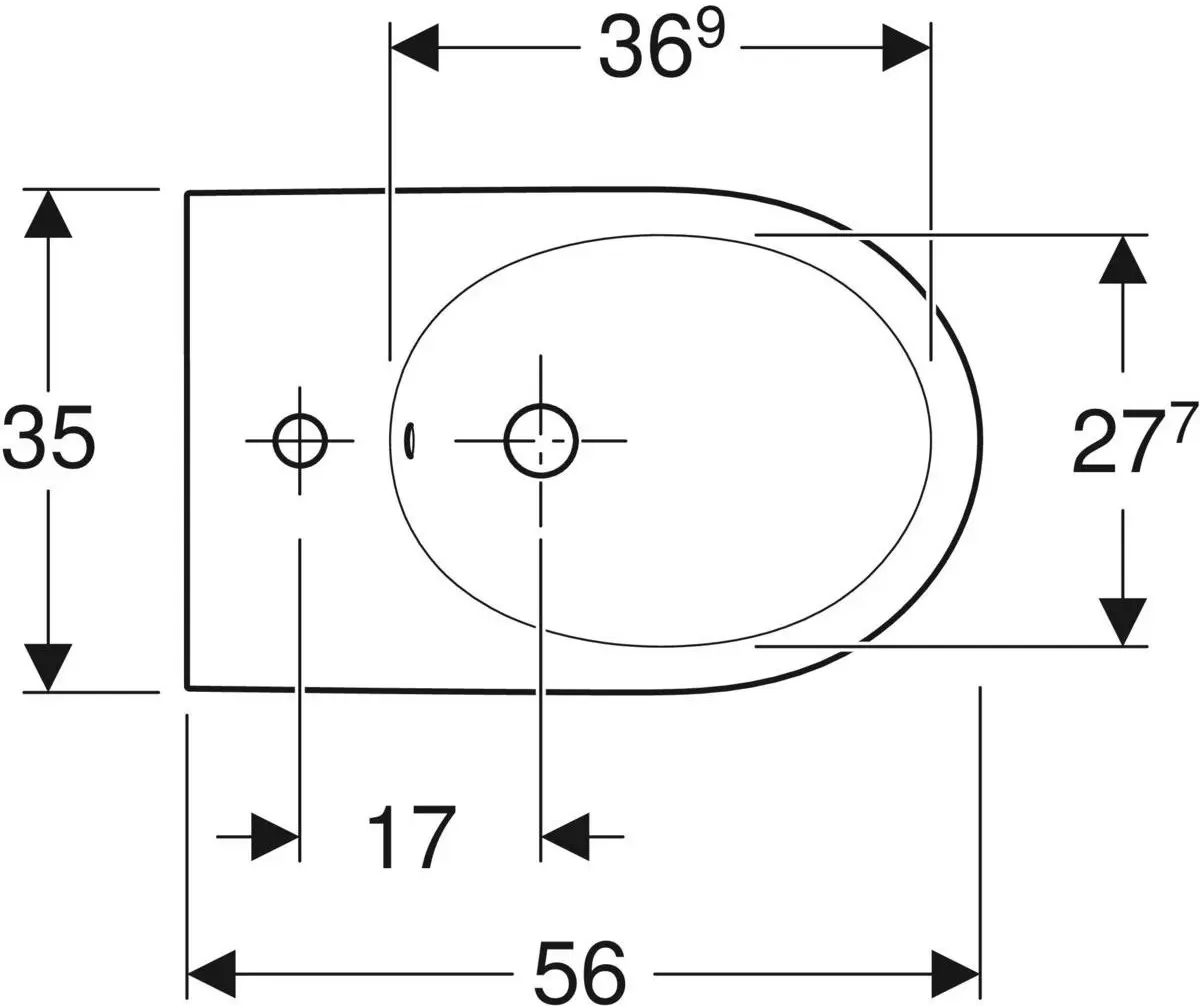 Bideu Geberit Icon 502.384.00.1 (White)