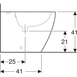 Bideu Geberit Icon 502.384.00.1 (White) Thumb