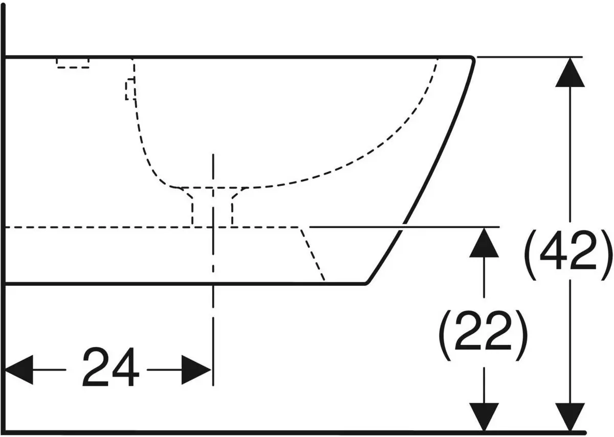 Bideu suspendat Geberit Smyle 500.209.01.1 (White)