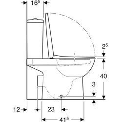 Vas WC Geberit Selnova 501.753.00.1 (White) Thumb