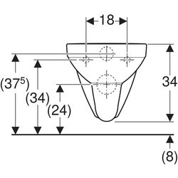 Унитаз подвесной Geberit Selnova Square 501.557.01.1 (White) Thumb