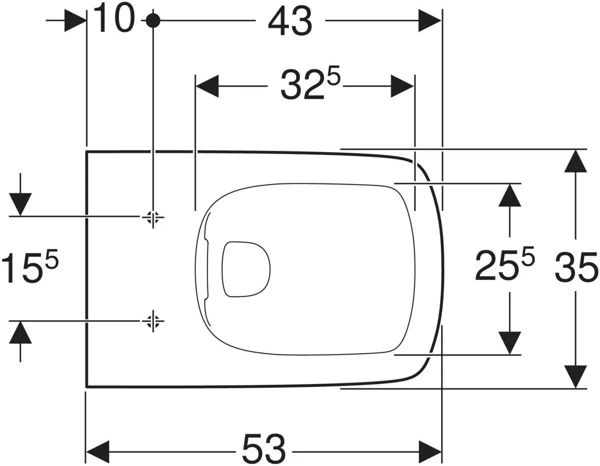 Унитаз подвесной Geberit Selnova Square 501.557.01.1 (White)