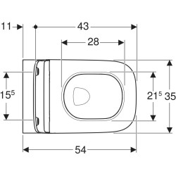 Унитаз подвесной Geberit Smyle 500.685.01.1 (White) Thumb