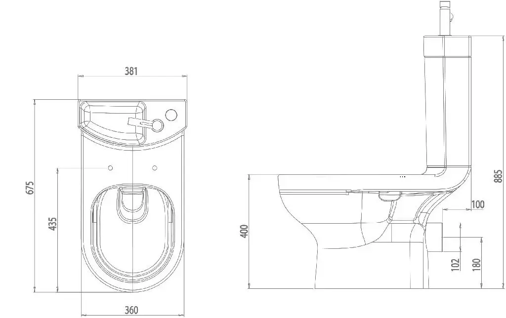 Унитаз GoodHome 100593121 (White) - 8