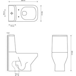 Унитаз GoodHome Teesta (White) Thumb